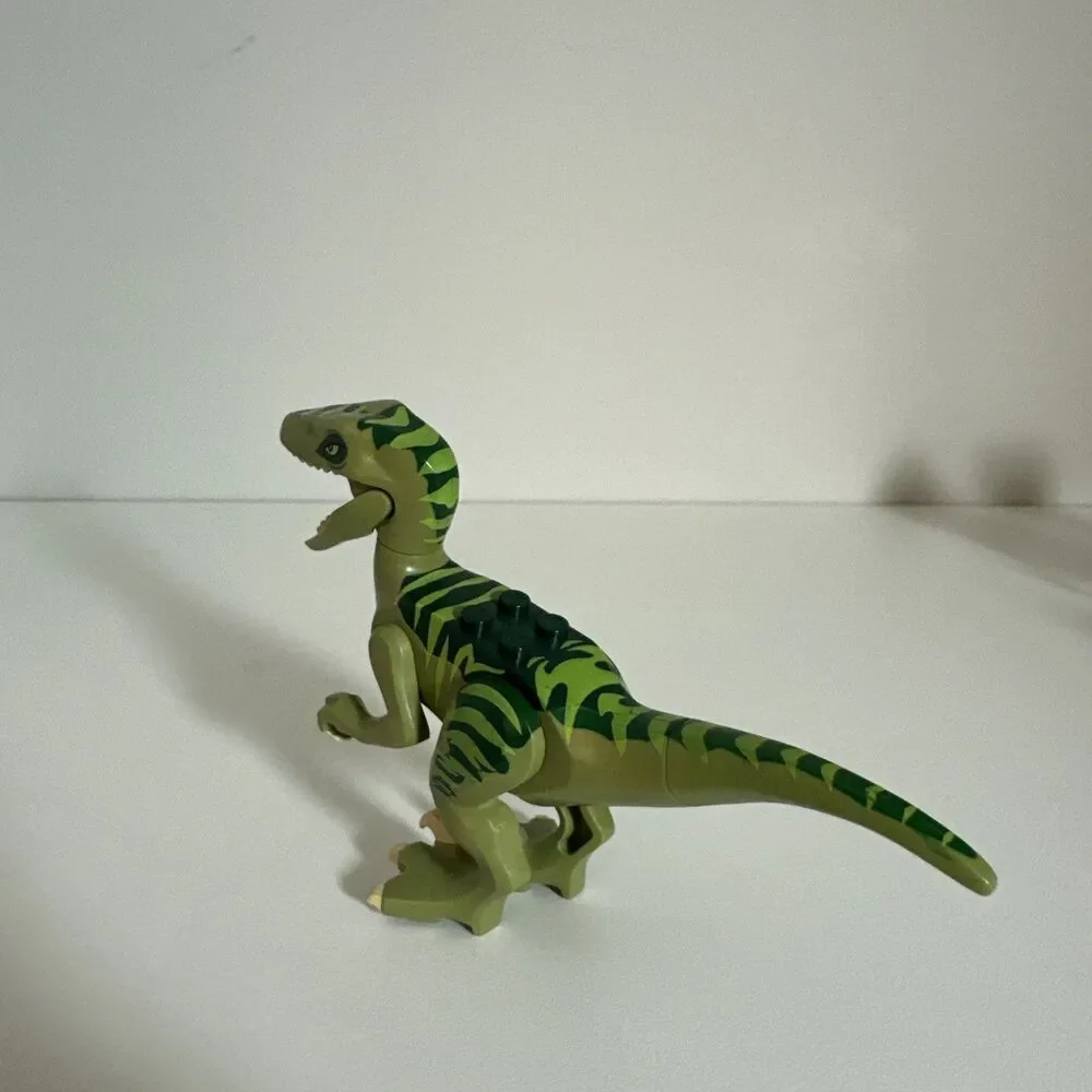 LEGO Jurassic Park Dinosaur Lot velociraptor raptor beige claws Coelophysis